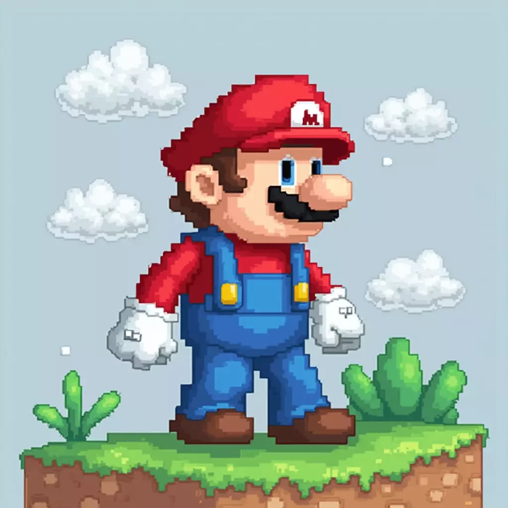 Générateur d'images Super Mario par IA gratuit - Super Mario 4