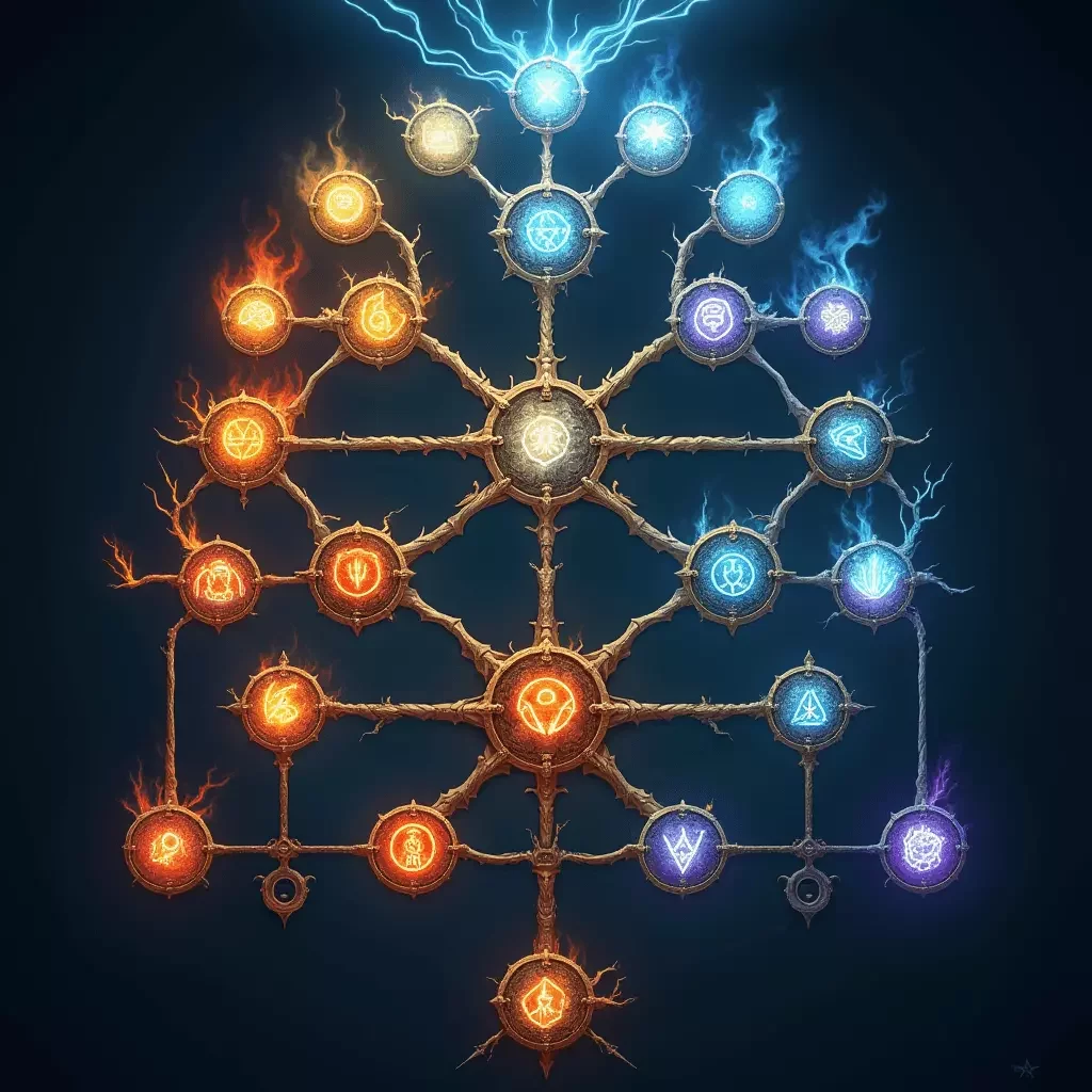 AI Game skill tree Generator - Game skill tree 1