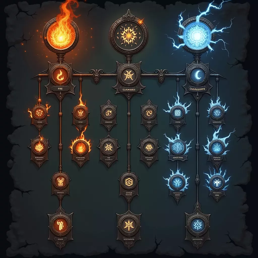 AI Game skill tree Generator - Game skill tree 2