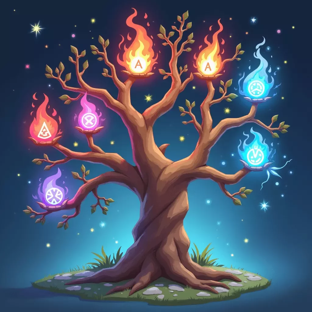 AI Game skill tree Generator - Game skill tree 3