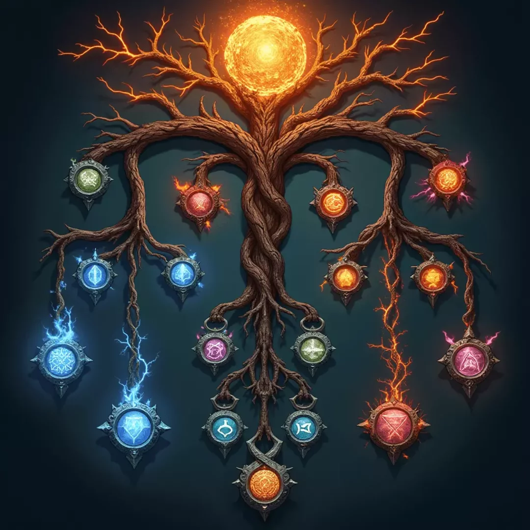 AI Game skill tree Generator