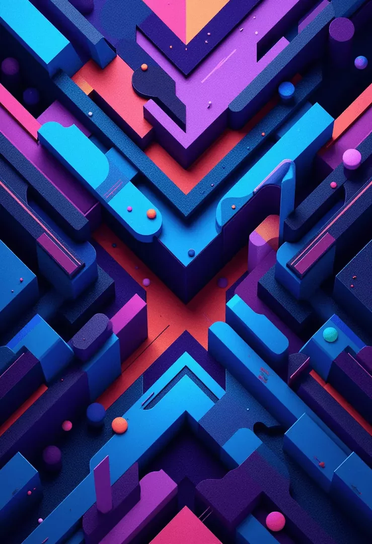 KI-geometrische Kunst-Generator - geometrische Kunst 3