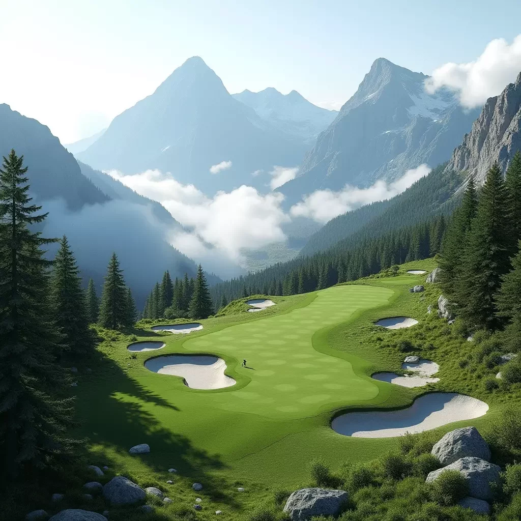 AI Golf Course Generator - Golf Course 4