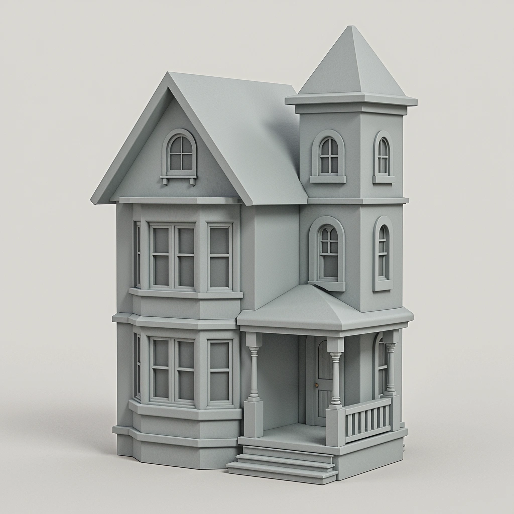 AI house 3D model generator