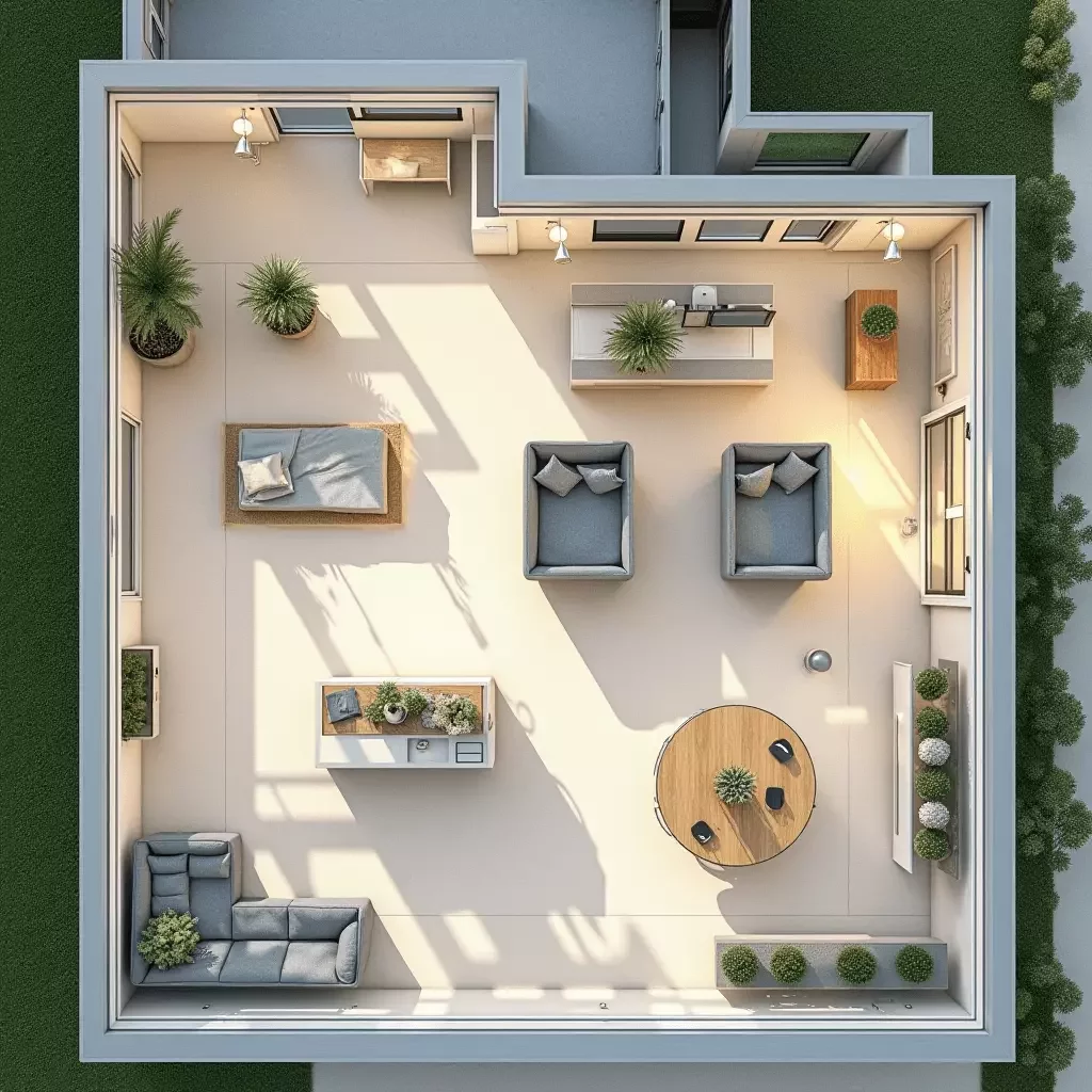 KI-Hausgrundriss-Generator - Hausgrundriss 1