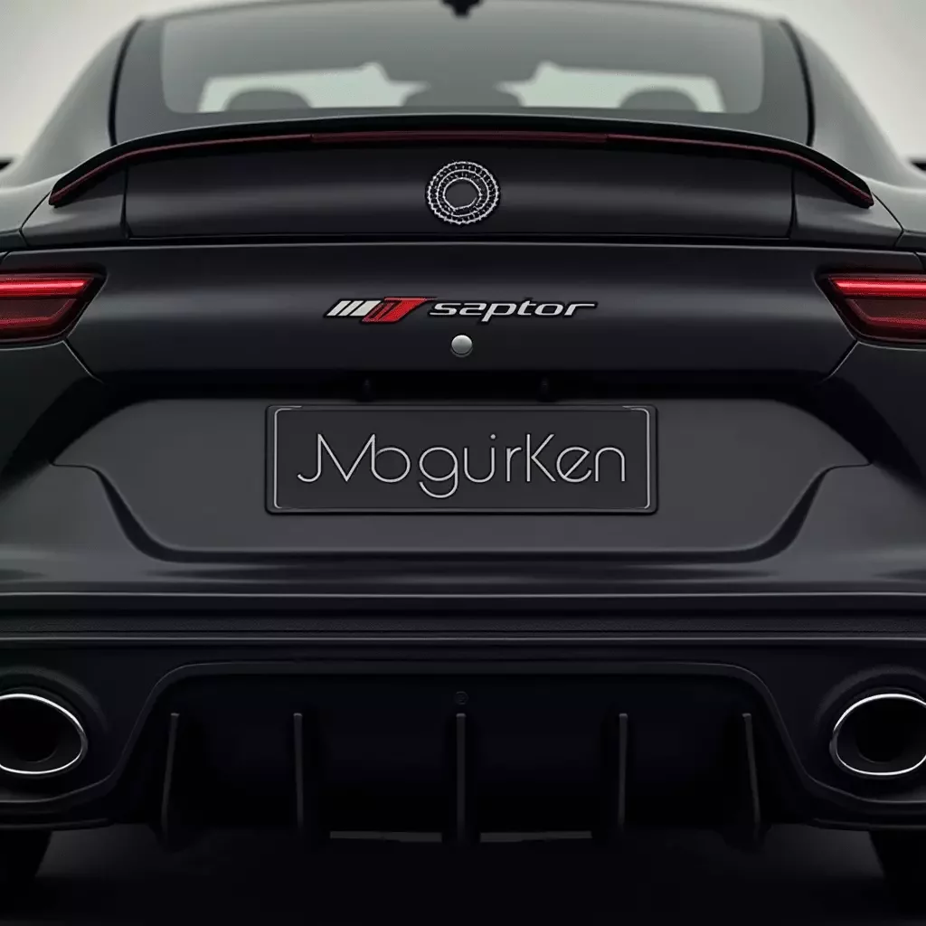 AI License plate Generator - License plate 1