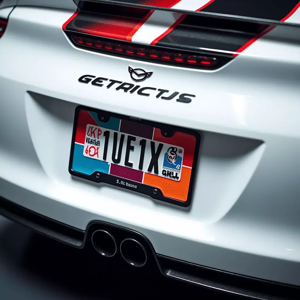 AI License plate Generator - License plate 2