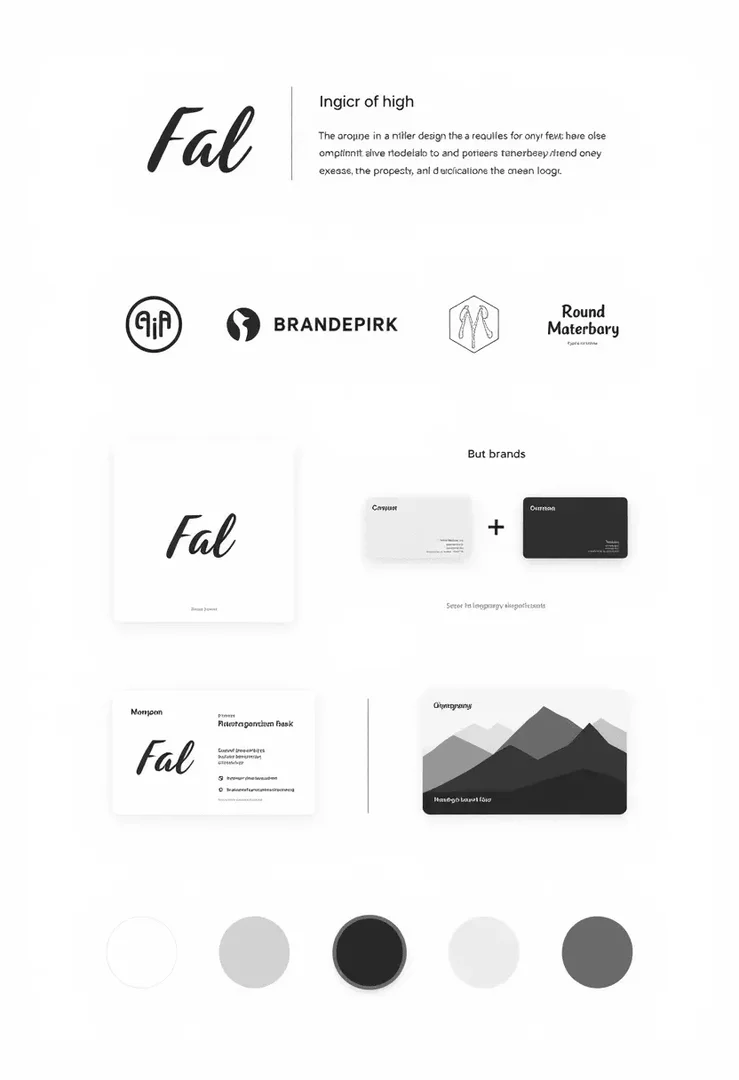Generador gratuito de logos e identidad de marca con IA - Branding y logo 1