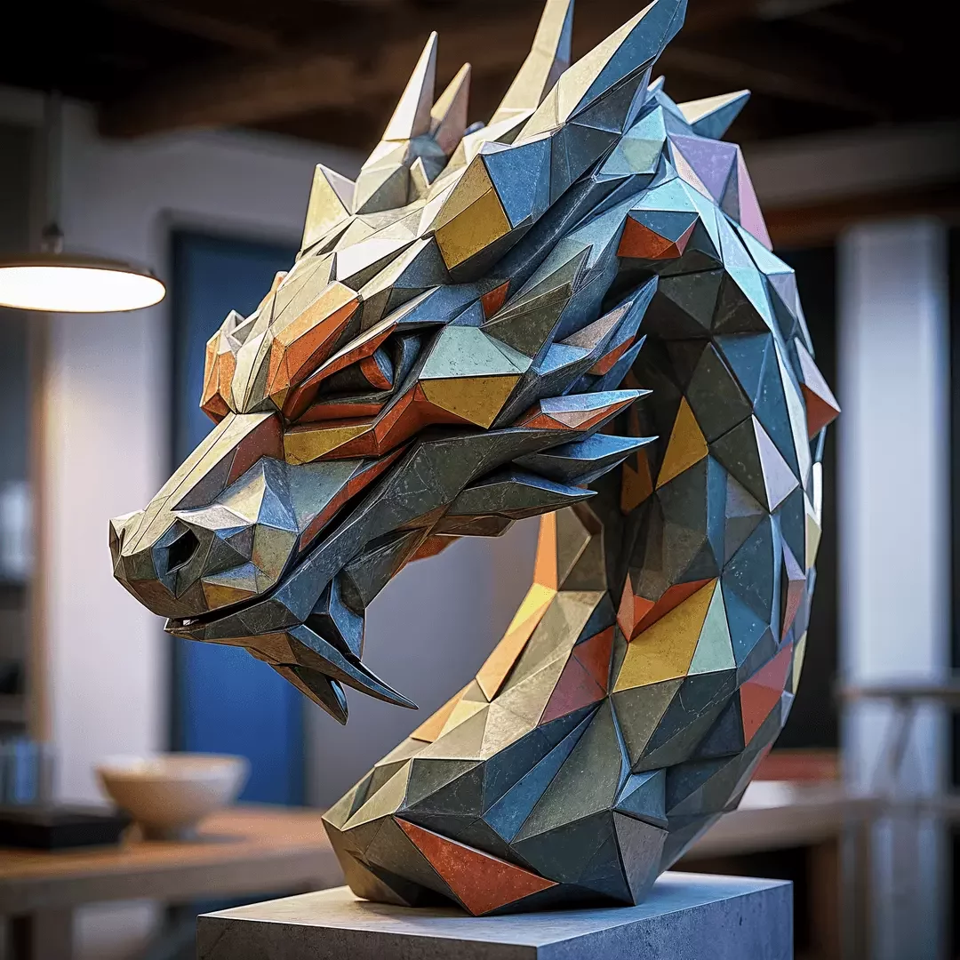 Générateur d'images Art low poly par IA - Art low poly 3