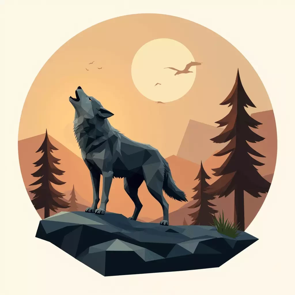 Générateur d'images Art low poly par IA - Art low poly 4