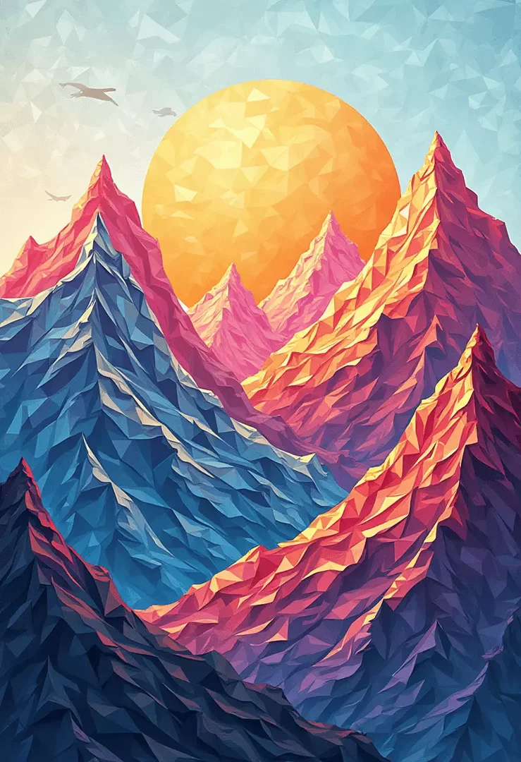 Générateur d'images Art low poly par IA - Art low poly 5