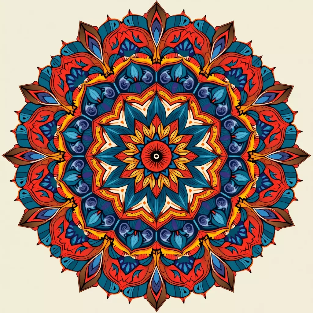 KI-Mandala-Generator - Mandala 1