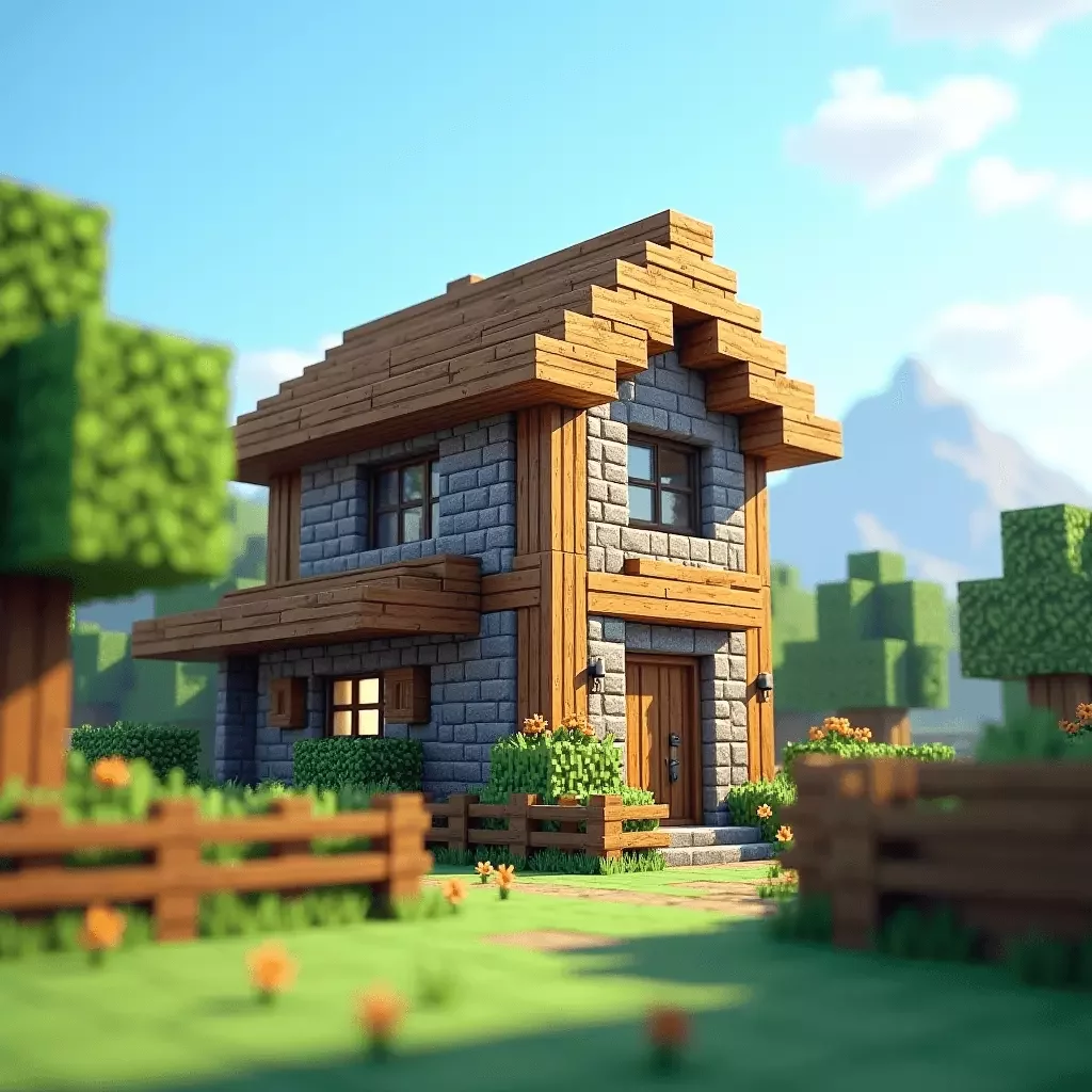 AI Minecraft house Generator - Minecraft house 1