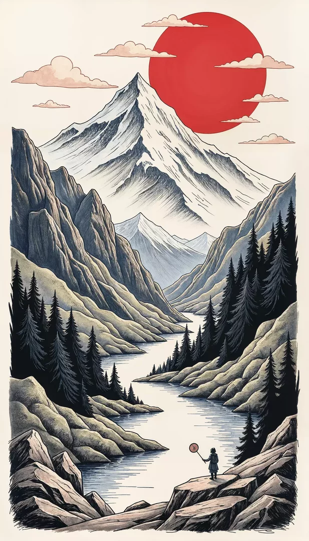Generador de montaña con IA - montaña 4