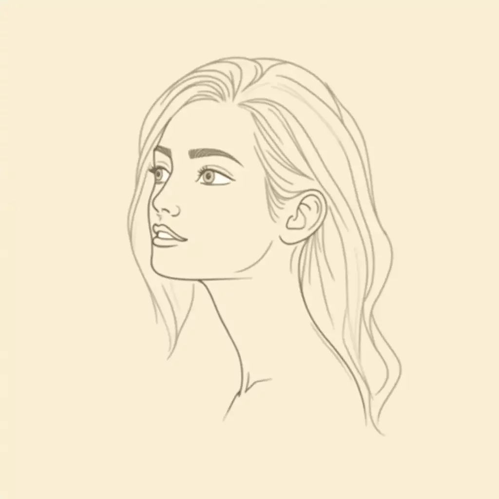 Générateur d'images Portrait au contour par IA - Portrait au contour 3