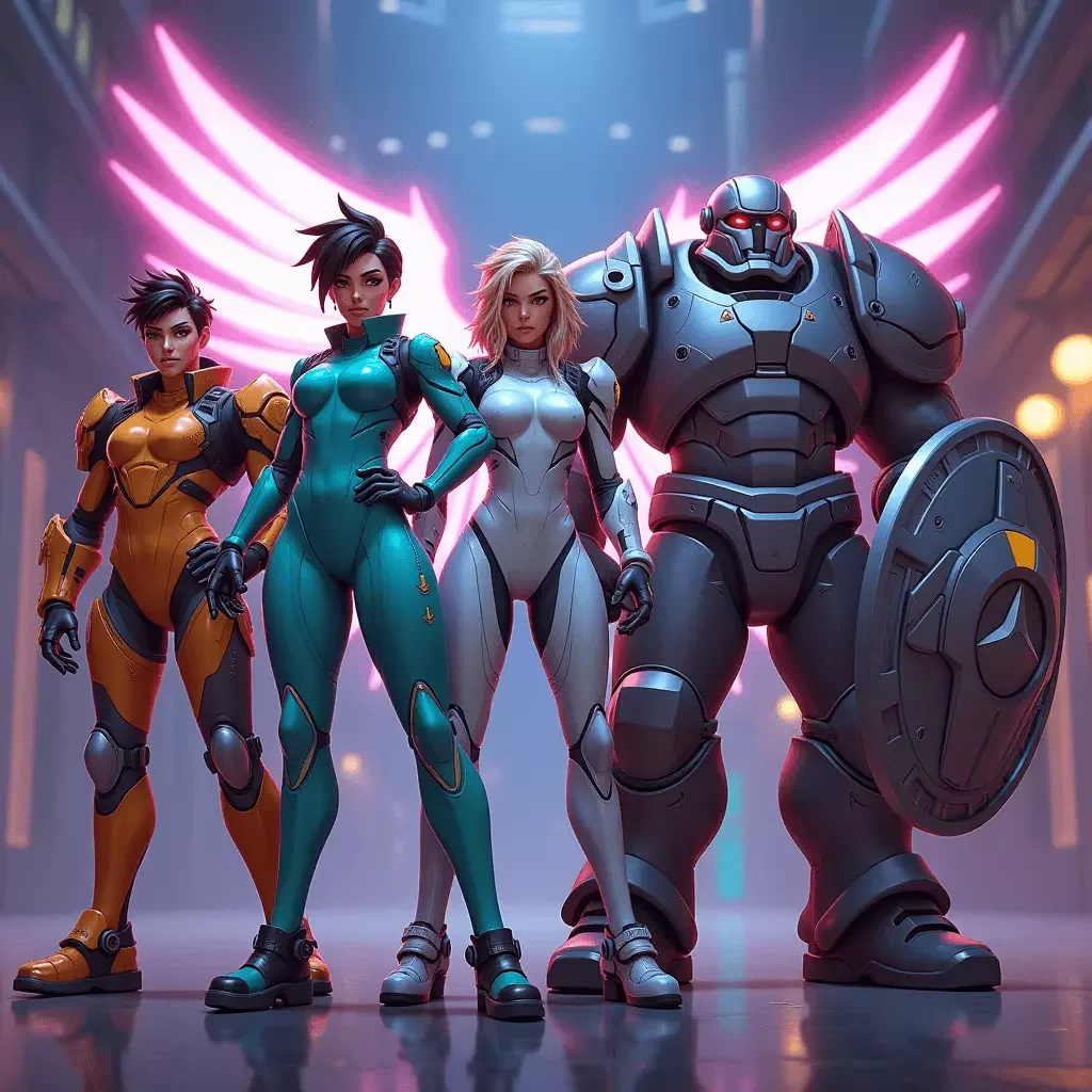 Générateur de héros OW (Overwatch) par IA - Héros OW 1