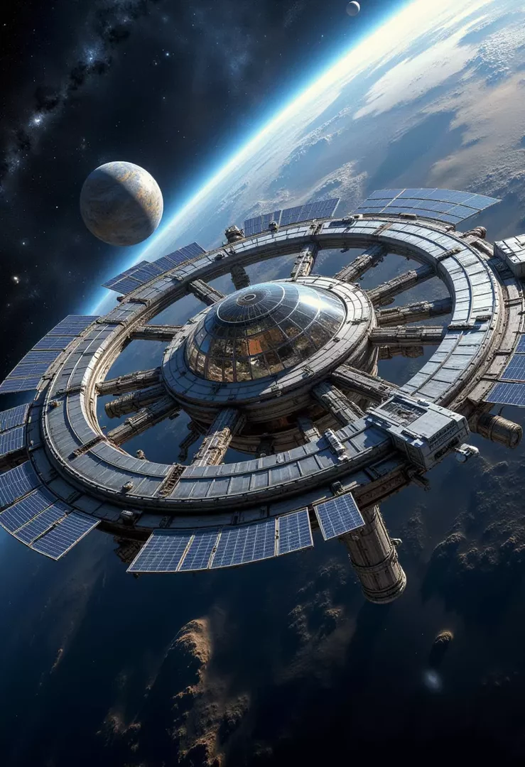 AI Space Station Generator - Space Station 4