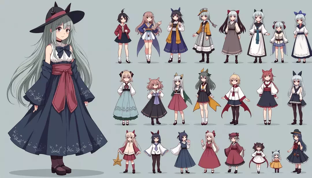 Generador de hoja de sprites con IA - hoja de sprites 1