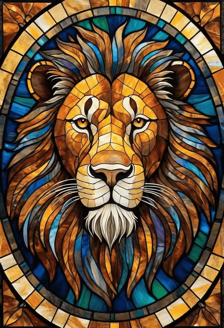 AI Stained Glass Pattern Generator - Stained Glass Pattern 2