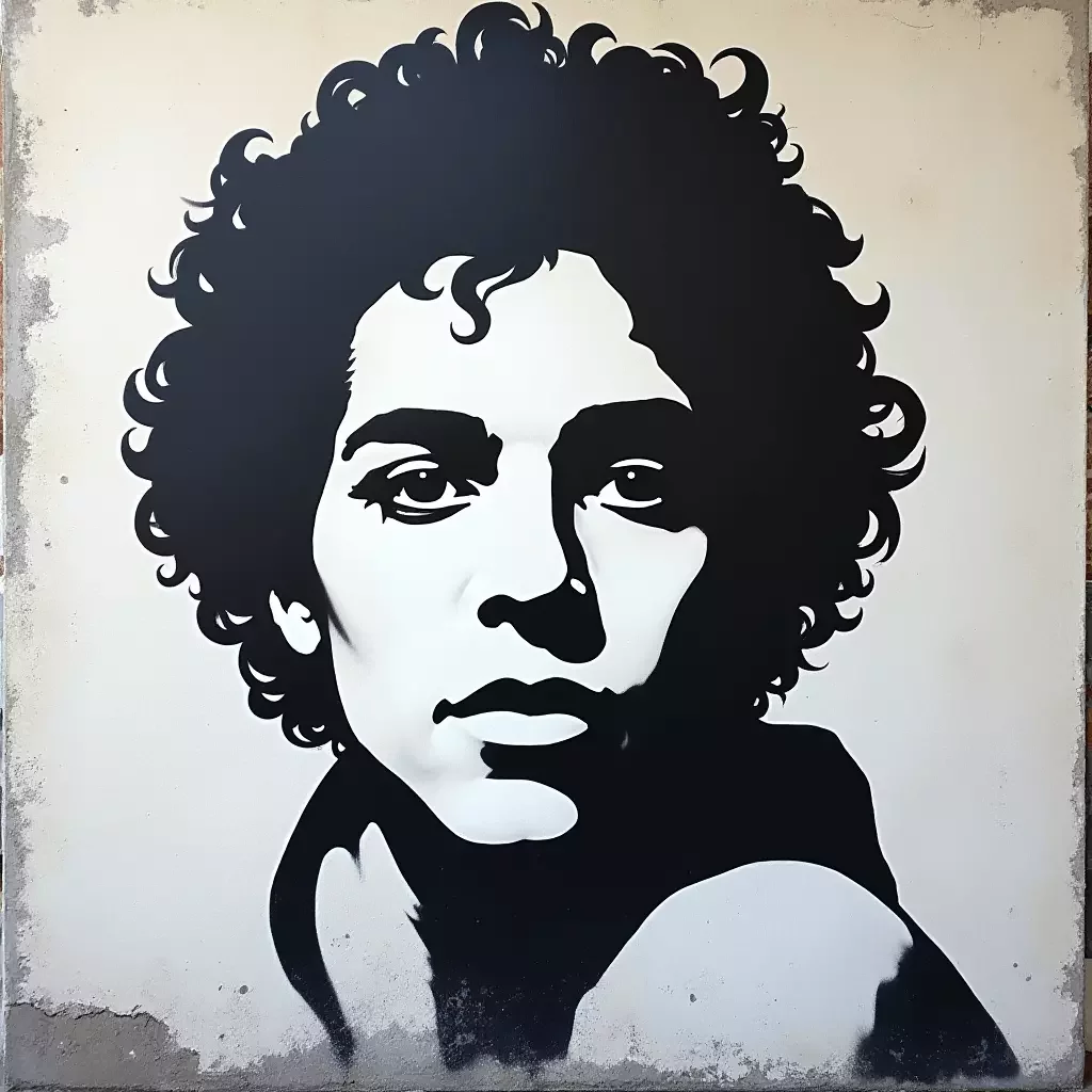 AI Stencil portrait Generator - Stencil portrait 2
