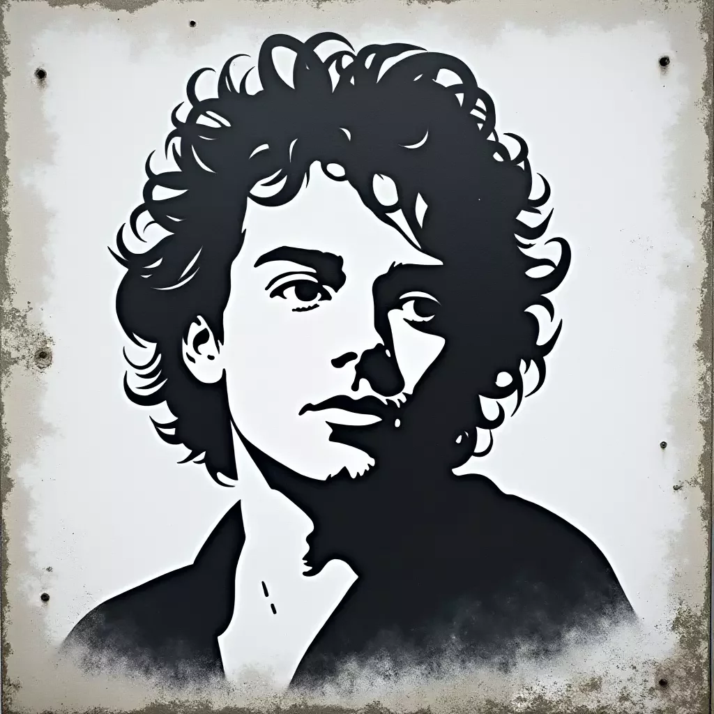 AI Stencil portrait Generator - Stencil portrait 3