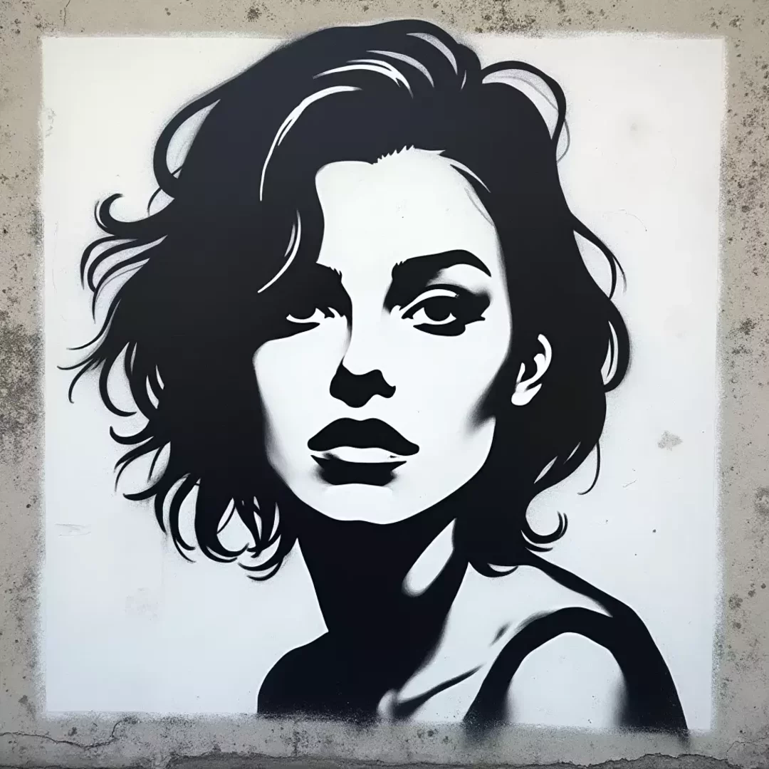AI Stencil portrait Generator