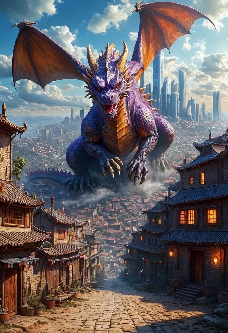 IA texte vers image - Dragon