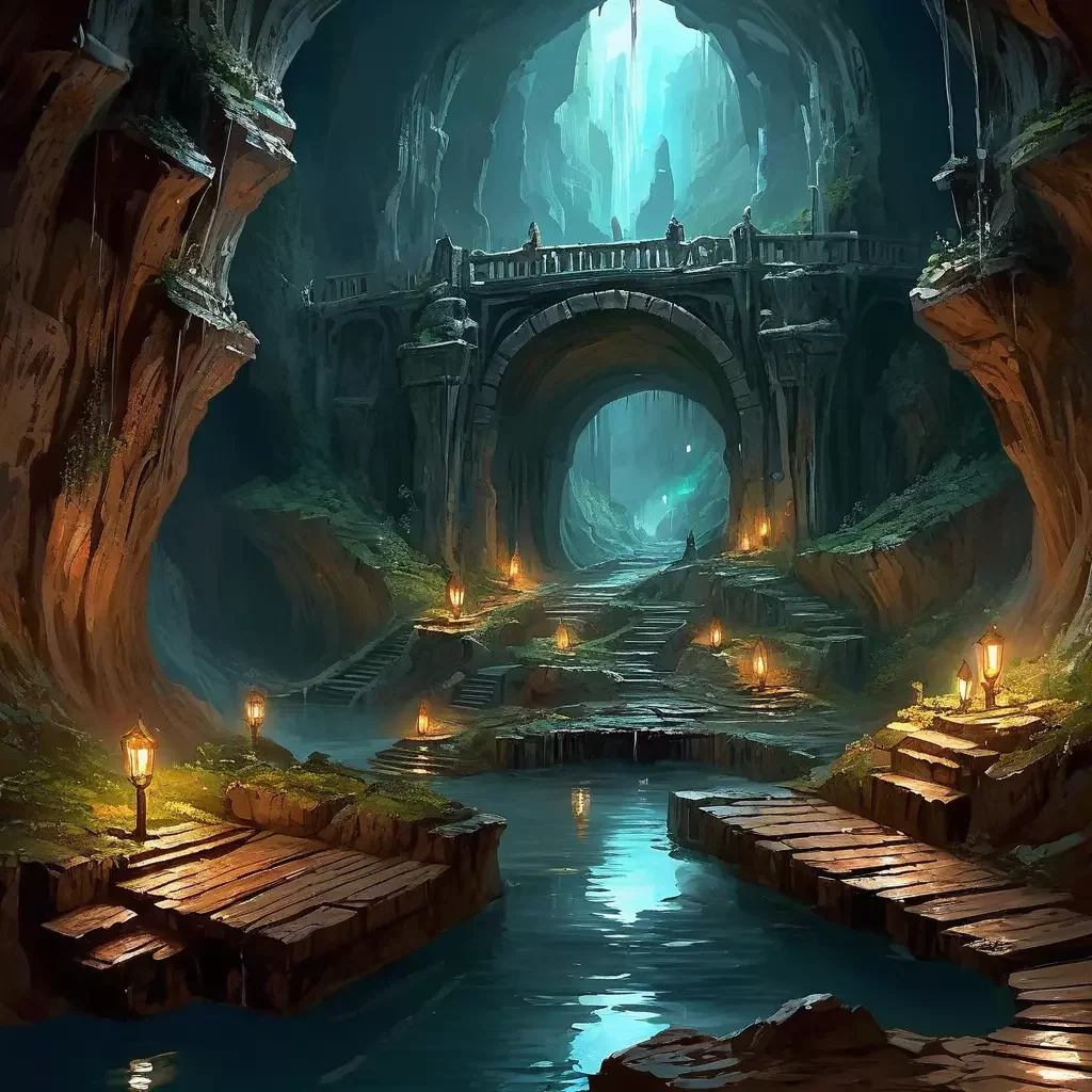 IA texte vers image - Rivière