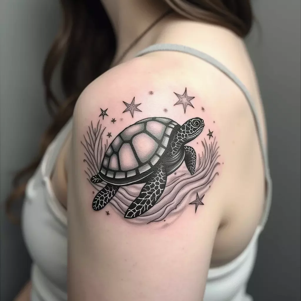 AI Turtle Tattoo Generator - Turtle Tattoo 5